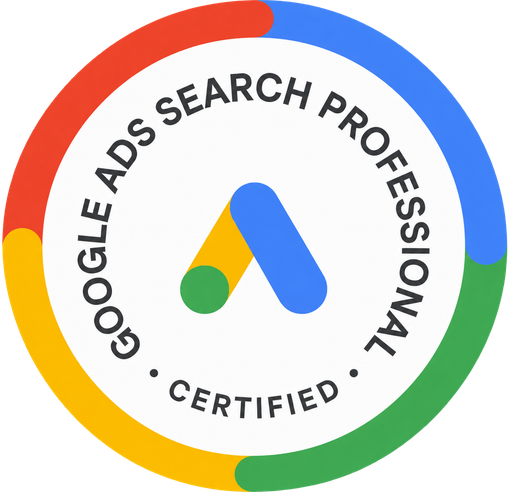 Google Ads Search Professional certified badge